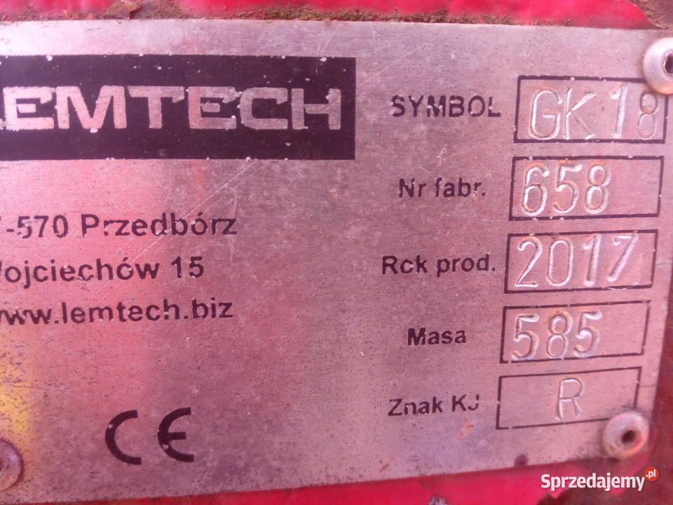 Agregat podorywkowy 18 m gruber