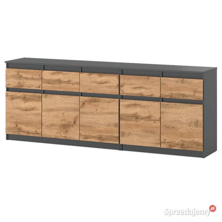 Komoda Duża Nowoczesna Best Oleksa 5 Szuflad 200 200cm Elbląg