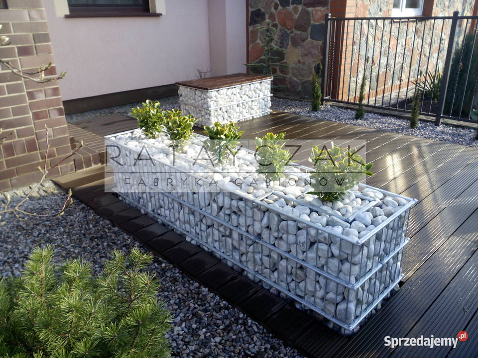 Donice z cortenu stalowe malowane i gabionowe Bydgoszcz sprzedam