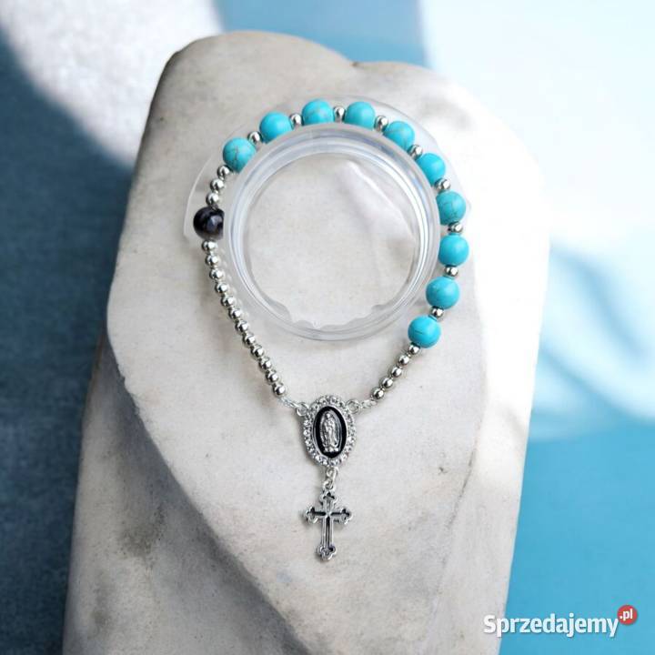 Elegancka Dziesiątka Różańca z Turkusem i Sanok