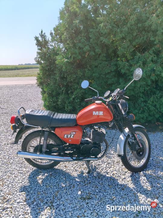 Motocykl MZ ETZ 125 kat B zarejestrowany wielkopolskie Kalisz