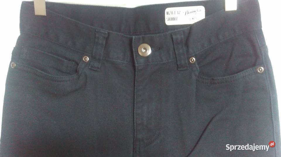 Spodnie czarne Jeans gruby Damskie SKINNY r 3638 Białystok
