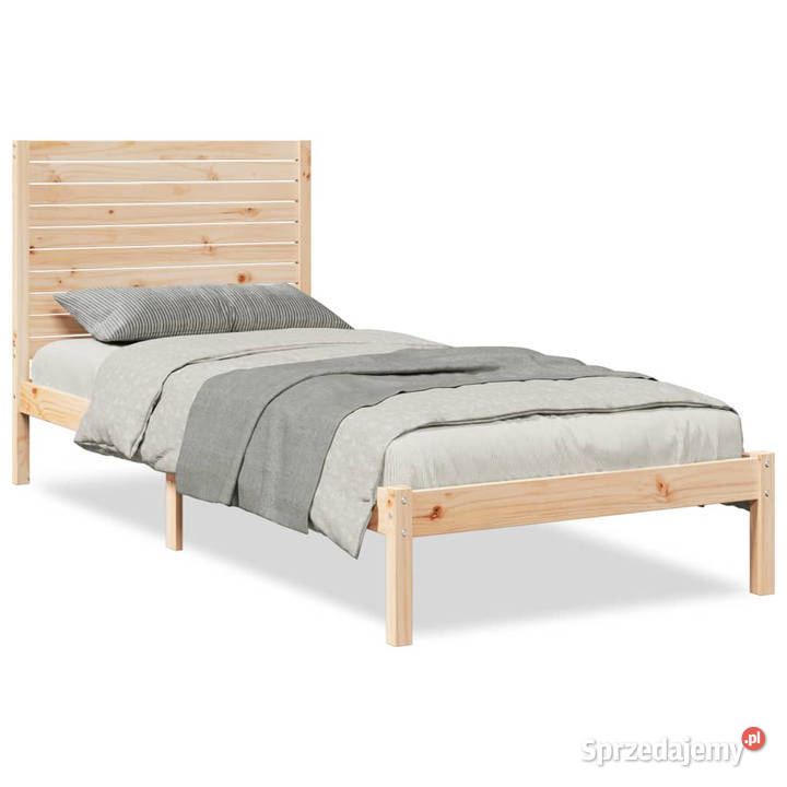 Dłuższe łóżko bez materaca lite drewno 100x210 100cm Warszawa sprzedam
