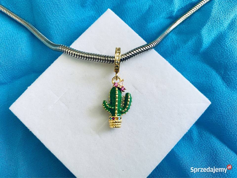 nowa pozłacana zawieszka charms beads kaktus w Gdynia sprzedam