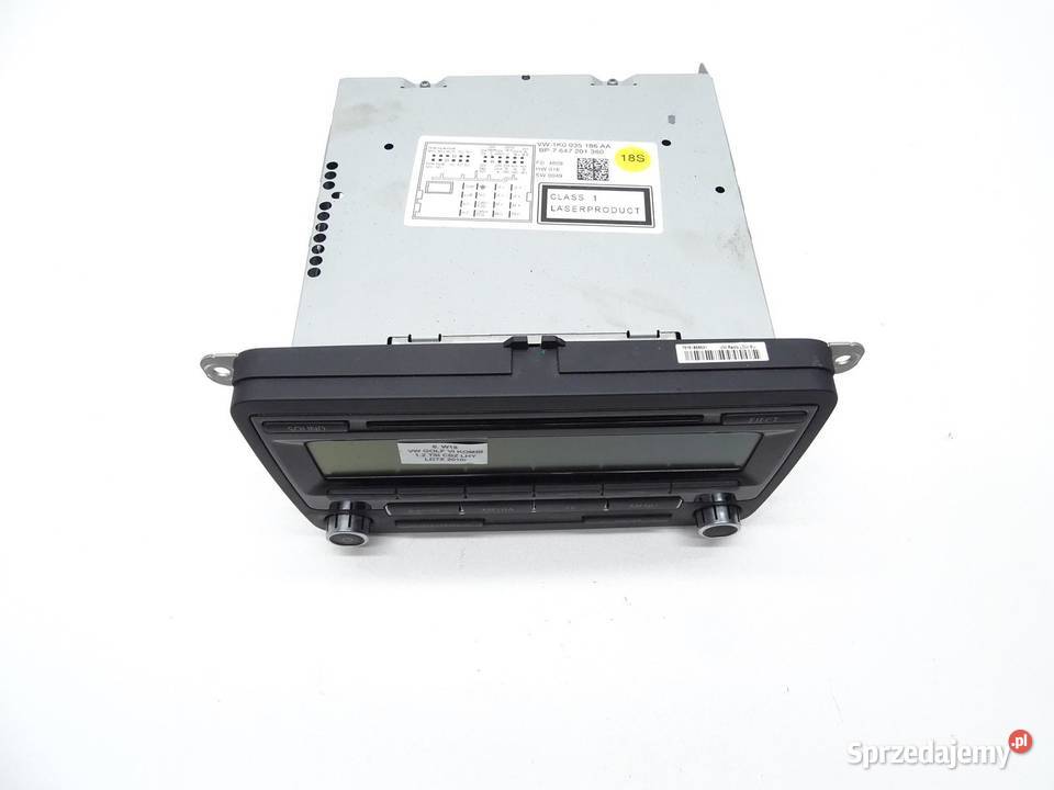 RADIO RADIOODTWARZACZ CD 1K0035186AA VW GOLF VI