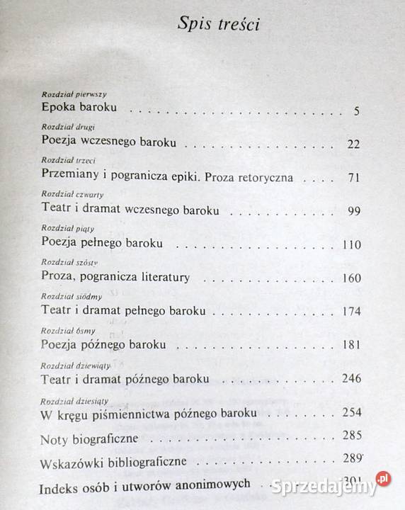 Literatura baroku Czesław Hernas Chełm