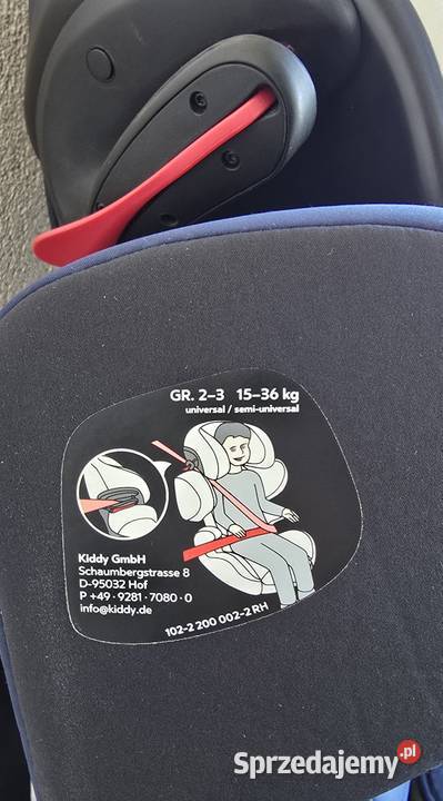 KIDDY CruseirFix 3 fotelik dziecięcy 1536 Wwa niebieski Warszawa