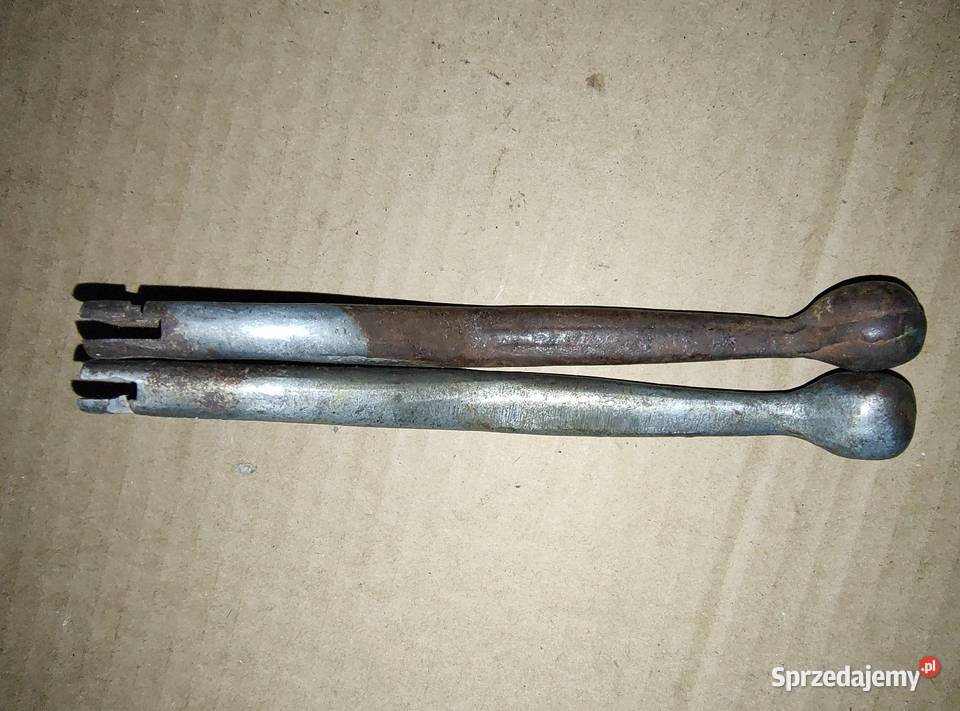Klamki stalowe sprzęgła i hamulca kierownicy Leszno sprzedam