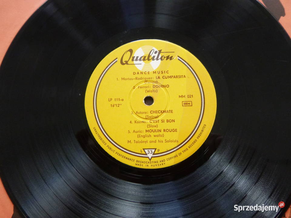 Płyta winylowa EP Węgierska muzyka taneczna Warszawa