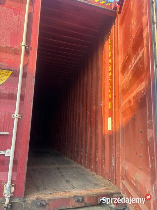 Kontener morski magazynowy 12 metrowy 40 HC Władysławowo