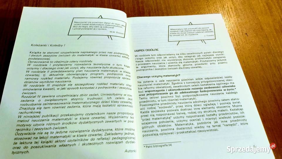 Matematyka 4 książka nauczyciela Barbara pomorskie Gdańsk