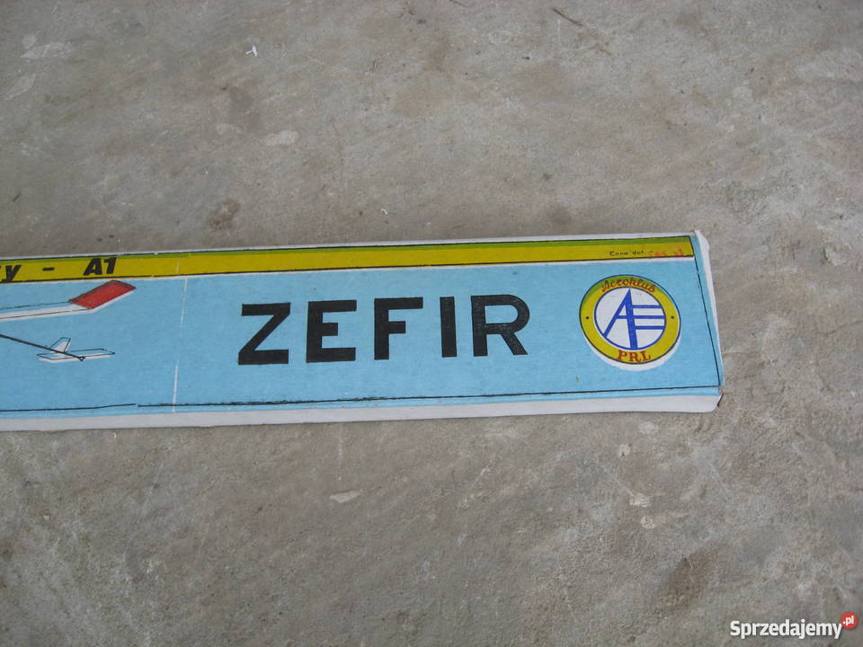 Unikat Model szybowca z Prlu LZPN Krosno ZEFIR Grodziczno