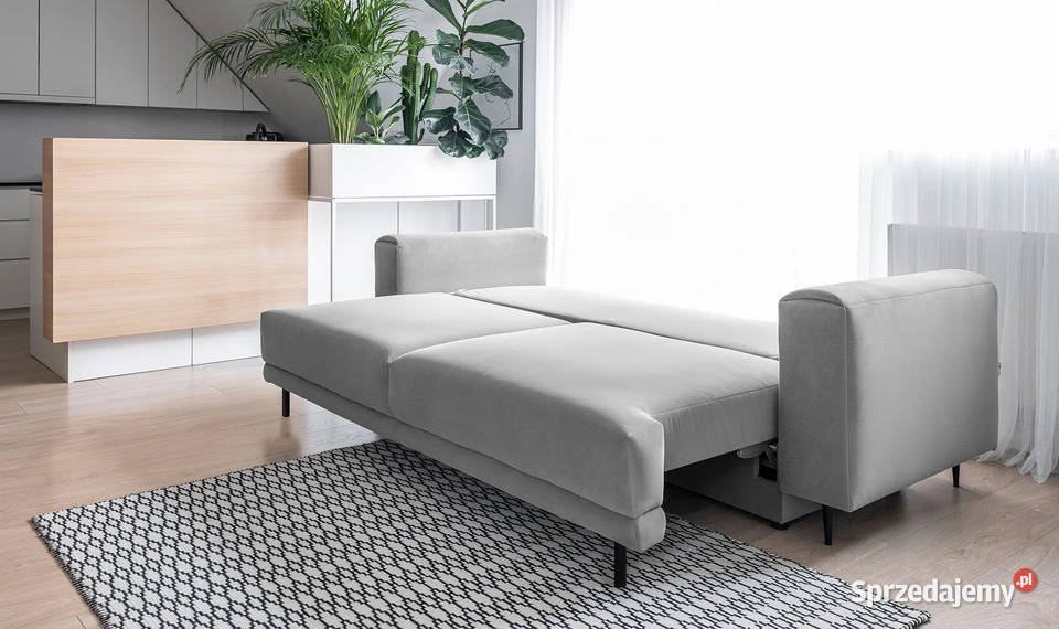 Sofa rozkładana z pojemnikiem na pościel Dalia 90cm
