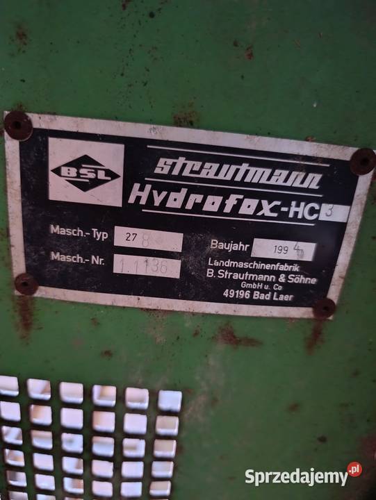 Wycinak kiszonki Strautmann HC