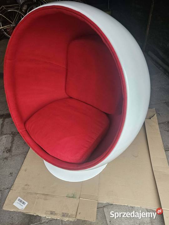 Fotel Gallipoli Biały Kula Ball Fotele Pecna