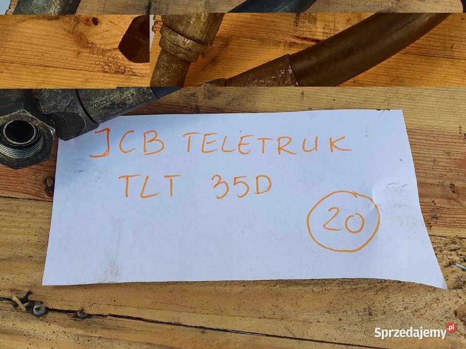 JCB TLT TELETRUK 30D 35D PRZEWODY HYDRAULICZNE Chełm