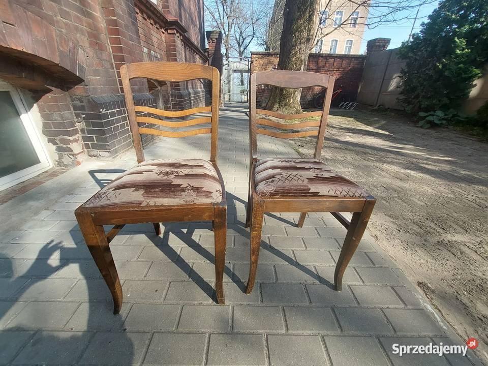 Krzesła stare drewniane Krzesła Szczecin