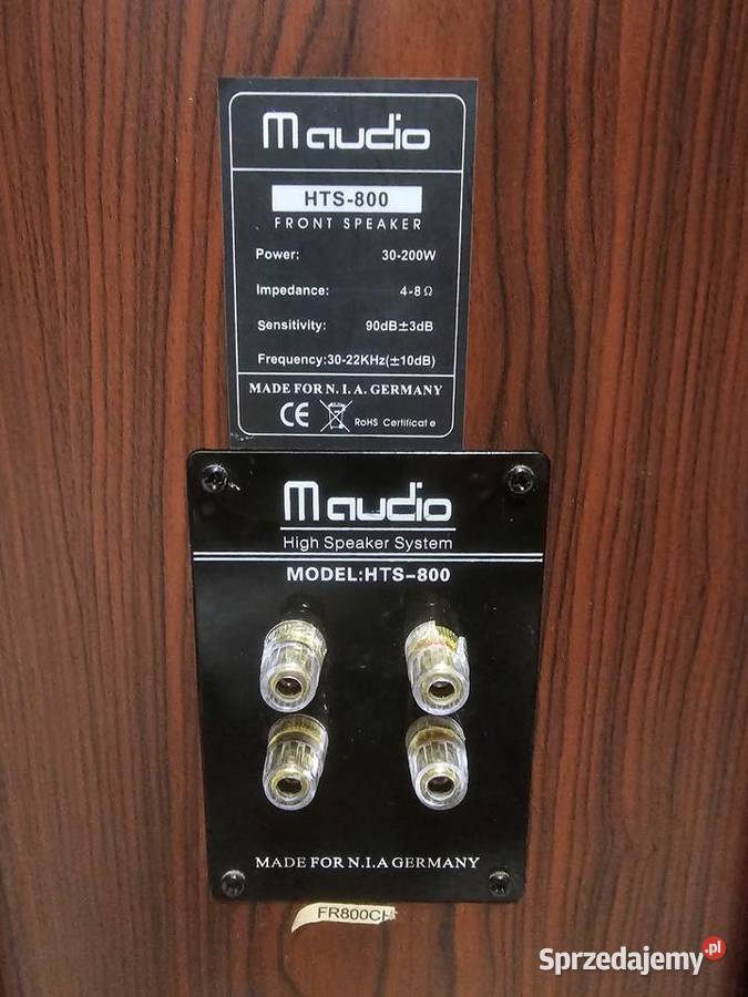 Kolumny stereo MAudio HTS800 200 W Duże Kraków