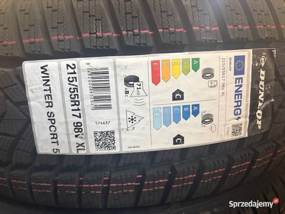 Opony nowe zimowe Dunlop 21555 R17 zima Płock sprzedam