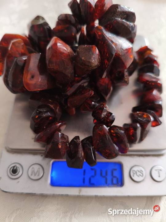 Naszyjnik Bursztyn Vintage podlaskie Białystok sprzedam