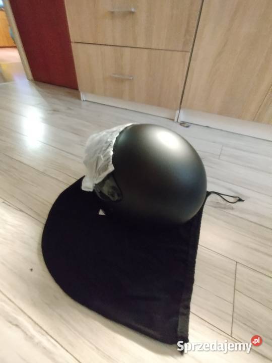 Kask motocyklowy w stylu vintageold Scholl Końskie