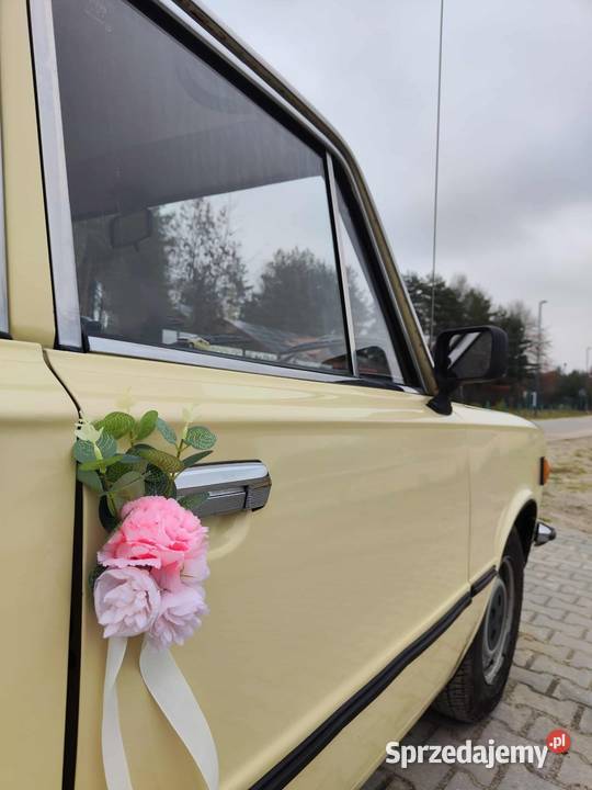 Fiat 125p retro do ślubu Tarnów i małopolskie