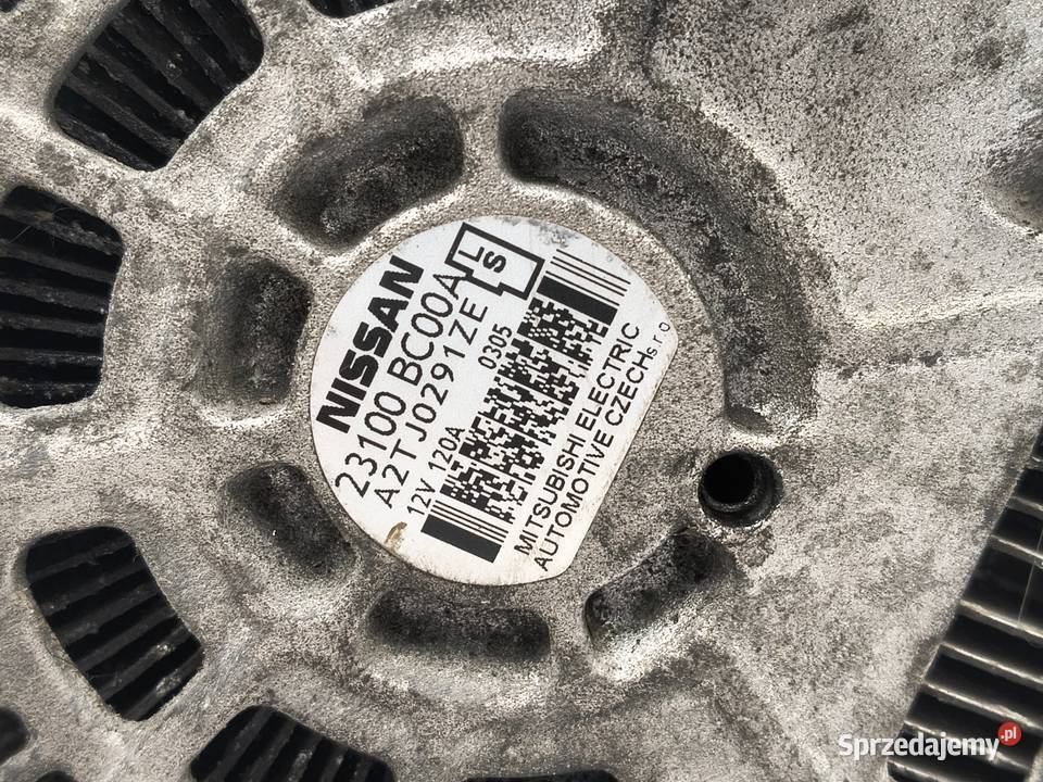 ALTERNATOR Nissan Qashqai J10 20 16V 23100BC00A