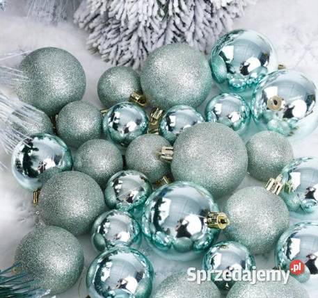 28 zestaw Zielony Boże Narodzenie Piłka Ozdoby Warszawa