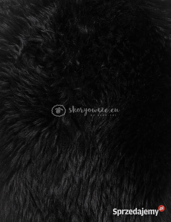 Naturalna Skóra owcza farbowana czarna Rozmiar Szaflary