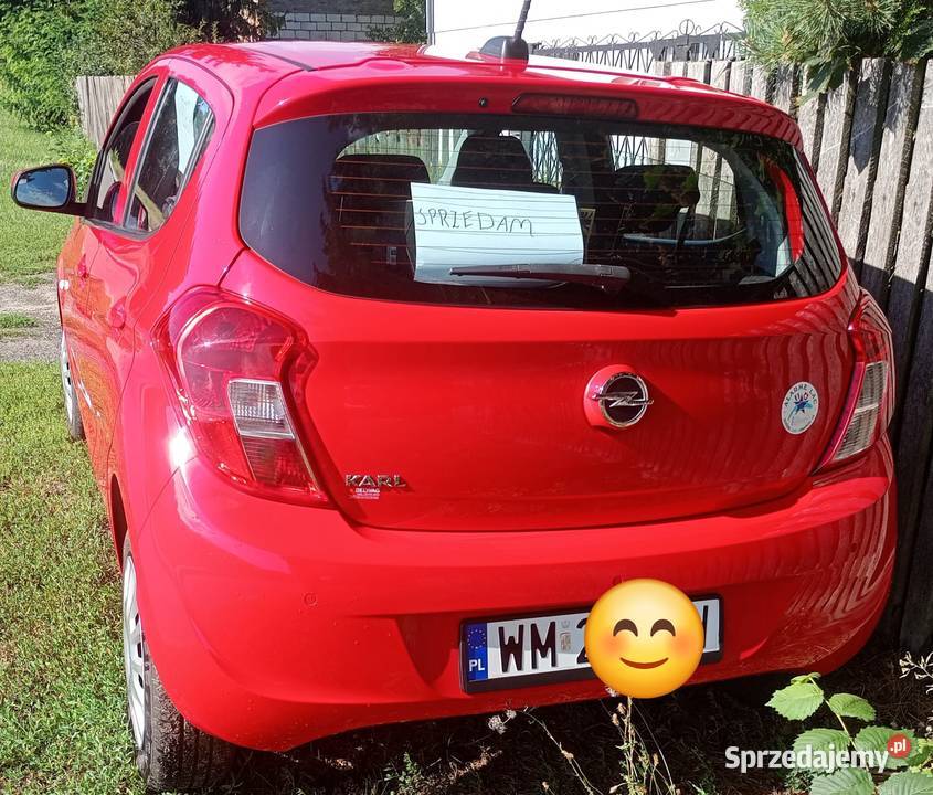 Opel Karl 2015 10 benzyna 94 000 podgrzewane bluetooth Mińsk Mazowiecki sprzedam