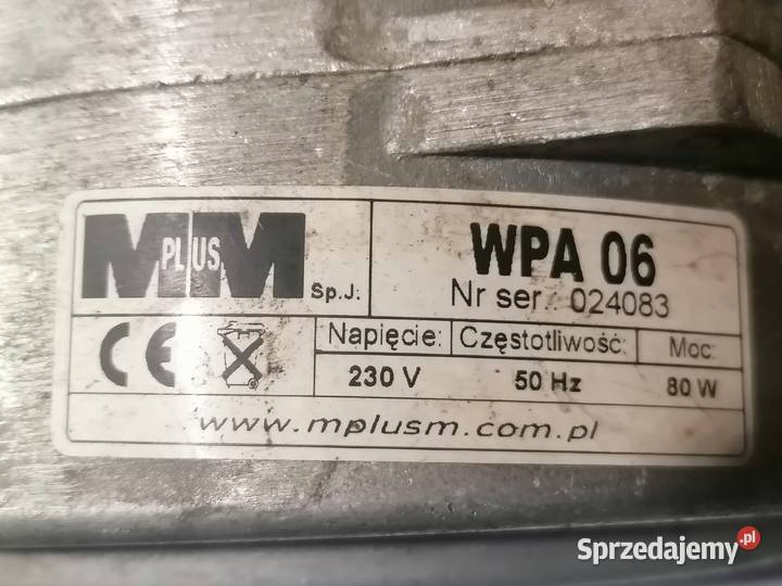 dmuchawa pieca CO WPA06 80W230V łódzkie