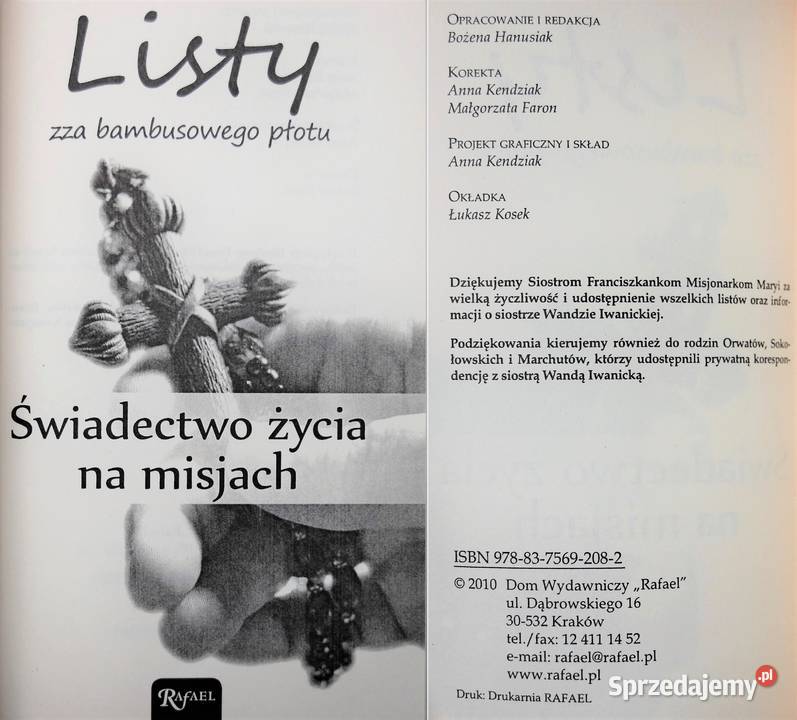Listy zza bambusowego płotu S Wanda Iwanicka Lublin