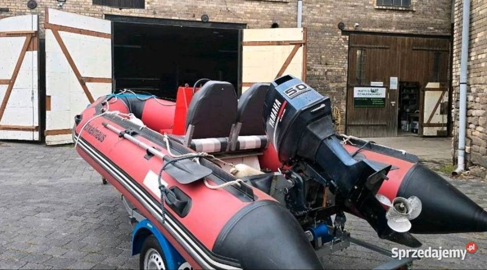 Kompletny zestaw Ponton 420m Silnik Yamaha 50 2T Koszalin