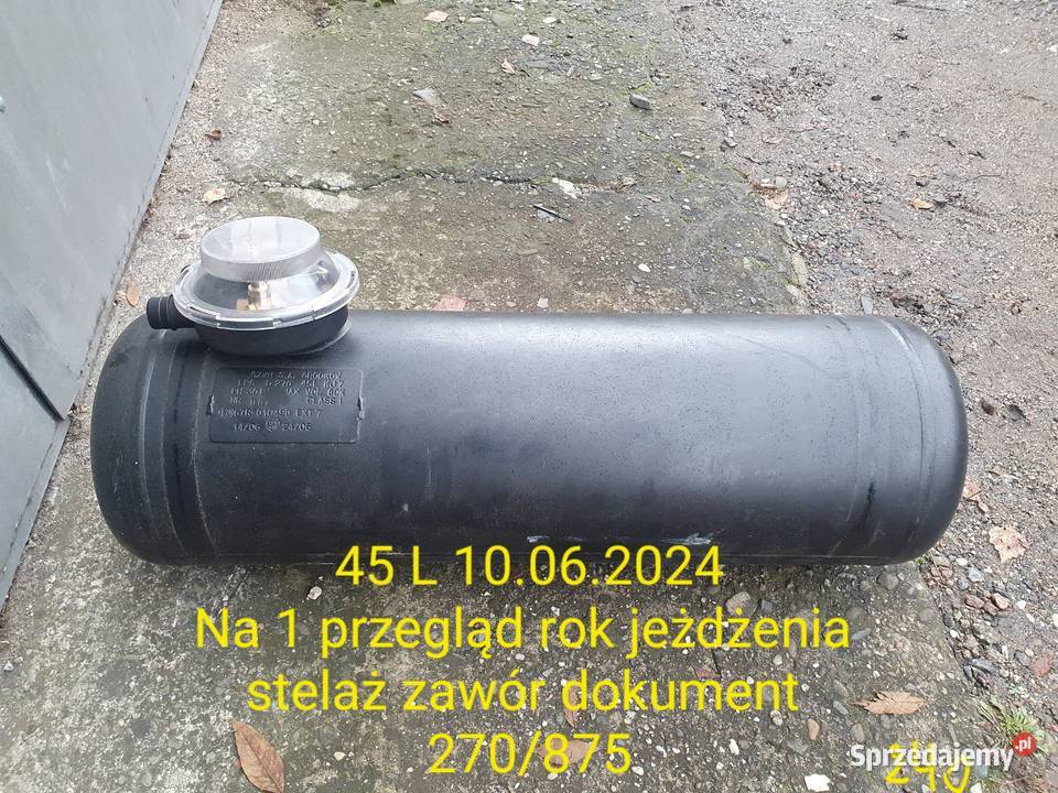 Zbiornik walec gaz lpg butla 45l 65l 55l 56l 59l Mikołów sprzedam