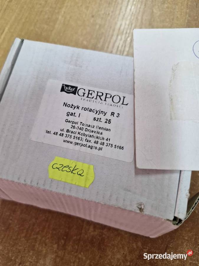 Nożyki do kosiarki rotacyjnej Czeska R3 105X48 lubelskie Stoczek Łukowski