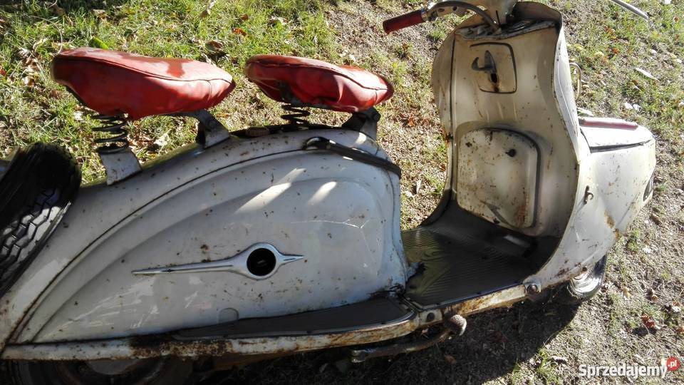 1957 rPeugeot 157B SHL WFM OSA JAWA JUNAK RYŚ biały Środa Śląska sprzedam