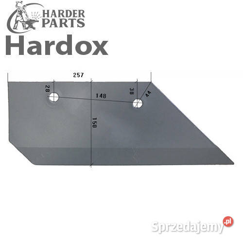 Lemiesz 300hektarów HARDOX 84069P części do