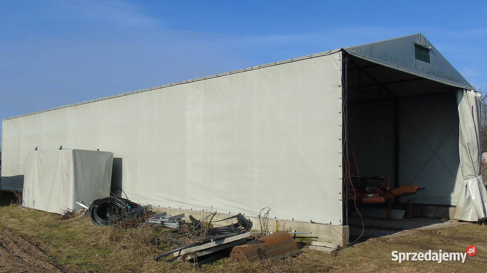 Namiot magazynowy PVC 680 gm hala stalowa Olsztyn
