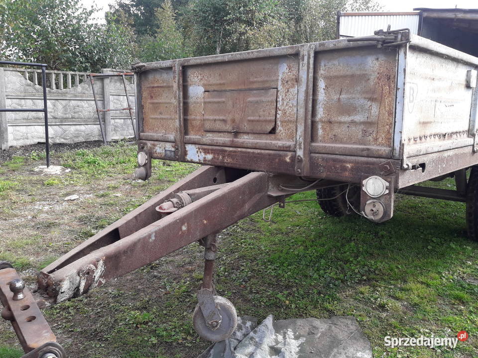 przyczepa rozrzutnik obornika Rawa Mazowiecka