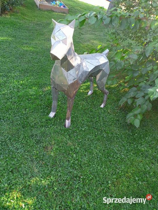 Doberman 3d Figurki i rzeźby Wiercany