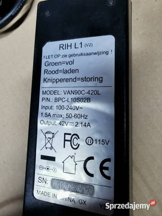 Ladowarka RIH Omega 42V Hajnówka