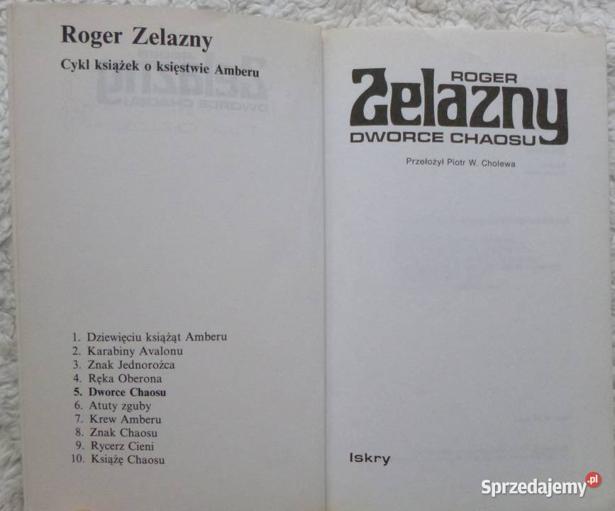 Dworce Chaosu Roger Zelazny Warszawa