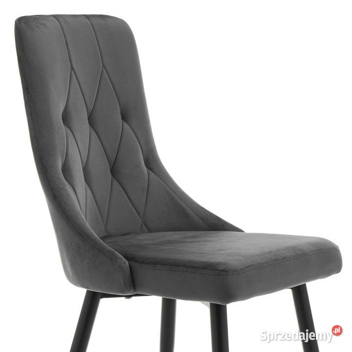 Szare Krzesło Caren wysyłka 24H dostawa 0 53cm Tarchały Małe sprzedam