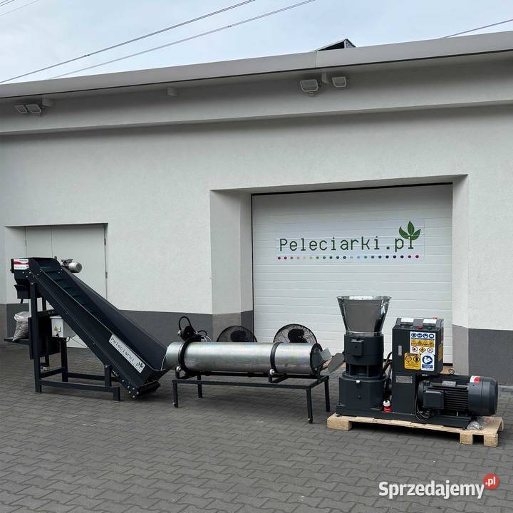 LINIA PELETOWA 800h WYDAJNA PRODUKCJA Pasza nieuszkodzony Do hodowli zwierząt Olsztyn