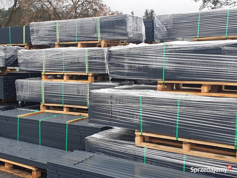 Słupki ogrodzeniowe do paneli 60x40x2300 mm łódzkie Rzeczyca