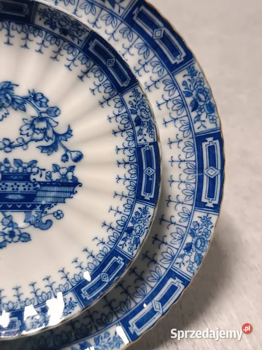 Kolekcjonerska Porcelana Blau Filiżanka Trio Porcelana i szkło Augustów