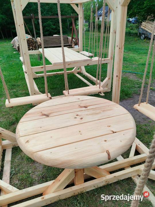 Huśtawka duża plaża pikniki ogrody restauracje Mrągowo