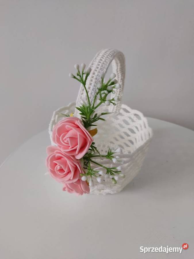 Koszyczek Wielkanocny szydełkowy Dębica sprzedam