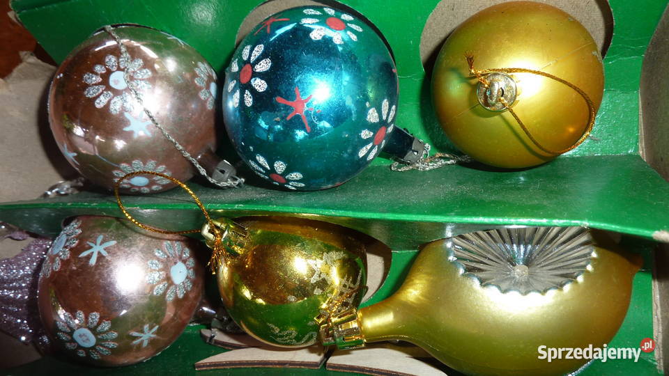 Starodawne bombki choinkowe Bukowno