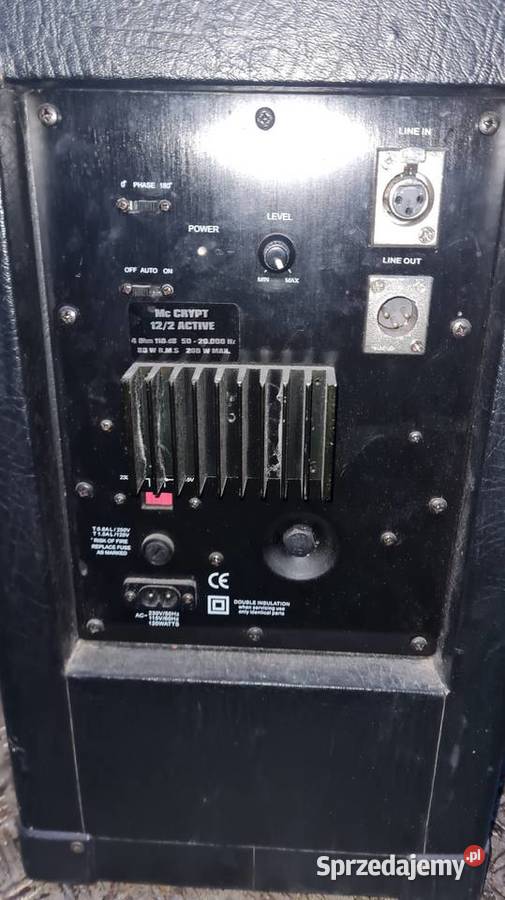 Głośniki estradowe opolskie Kluczbork sprzedam